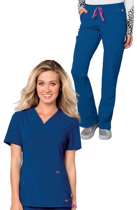 Smitten Women's Scrub Set