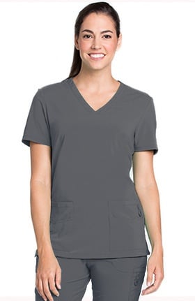 Lynx Women's Unleashed V-Neck Solid Scrub Top