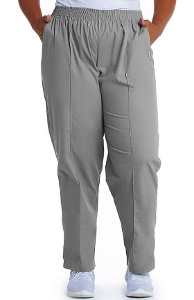 Landau Women's Classic Fit Elastic Waist Scrub Pants