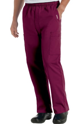 Landau Men's Cargo Pocket with Zipper Fly Scrub Pants