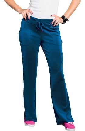 Bliss by Smitten Women's Drawstring Flare Scrub Pant