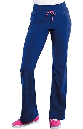 Smitten Women's Rib Knit Waistband Scrub Pant