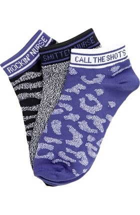 Smitten Women's Inpirational Welt 3Pk Sock