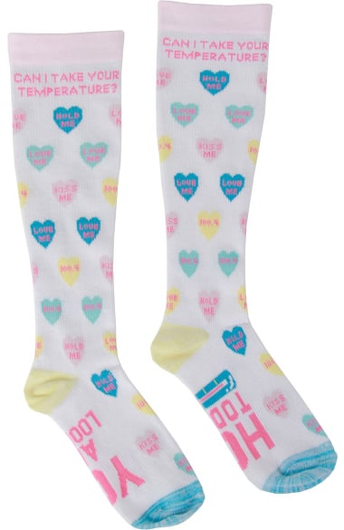 Multi-Colored Polka Dots 8-15 mmHg Graduated Compression Sock