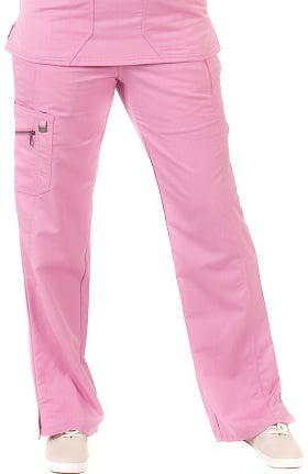 ERGO by LifeThreads Women's Elastic Waist Utility Cargo Scrub Pant