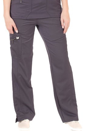 ERGO by LifeThreads Women's Elastic Waist Utility Cargo Scrub Pant