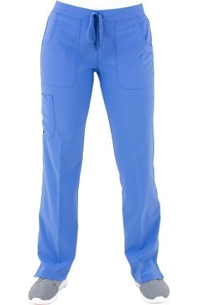 Clearance Contego Active by LifeThreads Women's Drawstring Cargo Scrub Pant