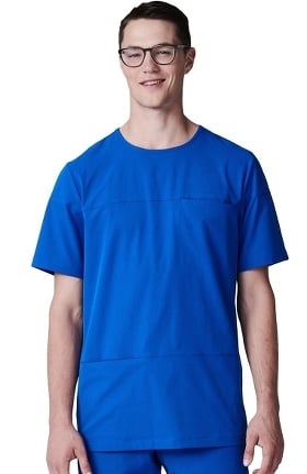 Clearance Element by Medelita Men's Radius Round Neck Solid Scrub Top