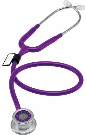 Clearance MDF Pulse Time 2-in-1 Digital Clock LCD Single Head Stethoscope
