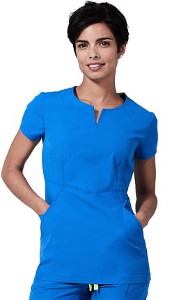 Element by Medelita Women's Horizon V-Neck Solid Scrub Top