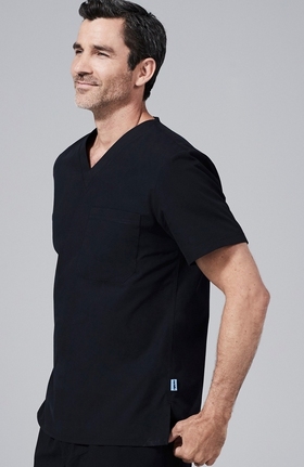 Clearance Medelita Men's V-Neck Top W/Chest Pocket