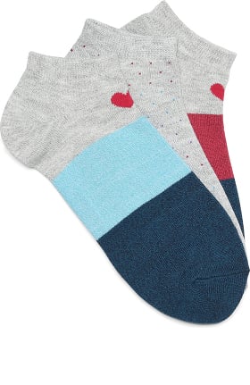 Nurse Mates Women's Anklet Socks 3 Pack