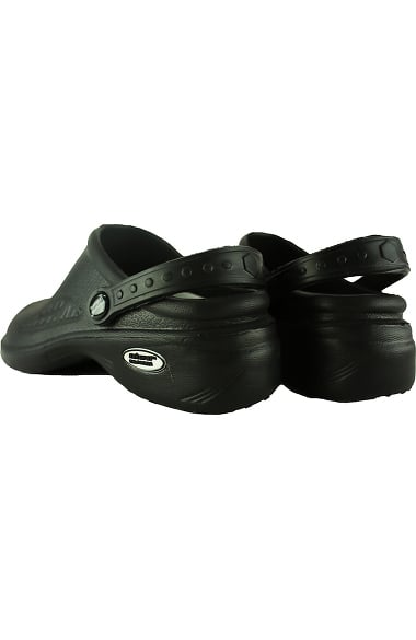 clogs with heel strap