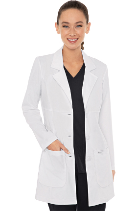 Med Couture Women's Chic Empire Seam 33" Lab Coat