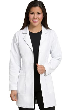 Med Couture Women's 34" Belted Back Lab Coat