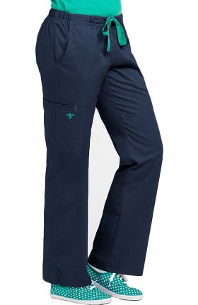 Med Couture Women's EZ Flex Jr Fit Moda Solid Scrub Pant