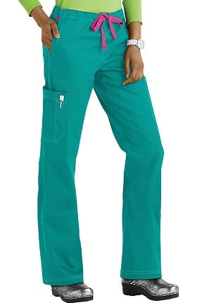 Clearance MC2 by Med Couture Women's Layla Drawstring Cargo Scrub Pant