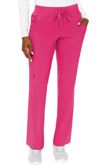 Activate by Med Couture Women's Transformer Knit Waistband Drawstring Scrub Pant
