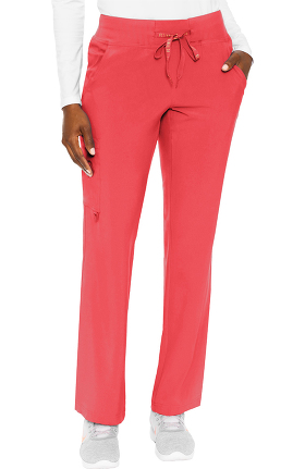 Clearance Activate by Med Couture Women's Transformer Knit Waistband Drawstring Scrub Pant