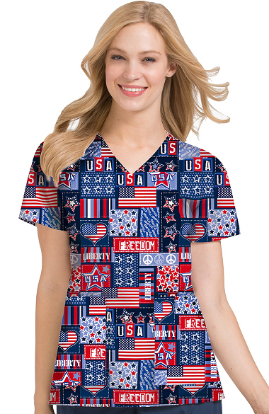 Peaches Uniforms Women's Short Sleeve A-Line Scrub Dress | allheart.com