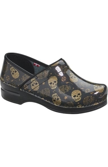 sanita sugar skull clogs