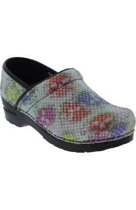 Signature by Sanita Women's Puebla Printed Leather Clog