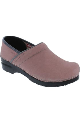 Signature by Sanita Women's Professional Textured Leather Clog