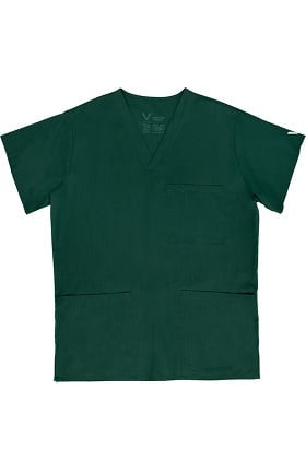 Clearance Vestex® Signature Stretch Unisex V-Neck 3 Pocket Solid Scrub Top
