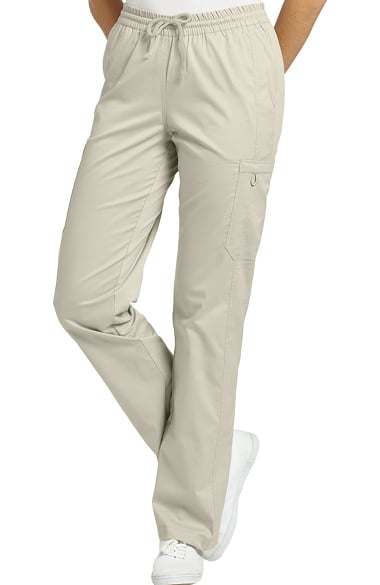ladies elasticated waist cargo trousers