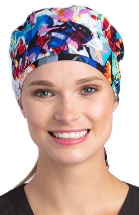 White Cross Women's Mystic Gems Print Scrub Hat