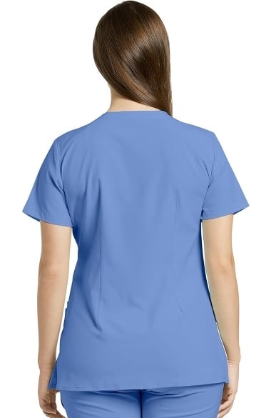 asymmetrical scrub top