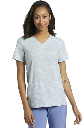 Fit by White Cross Women's Fast Track Print Scrub Top