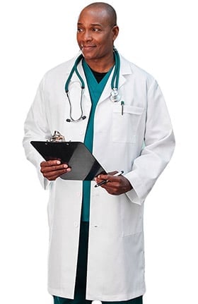 META Labwear Men's Performance RX Nano-Tex 39" Lab Coat