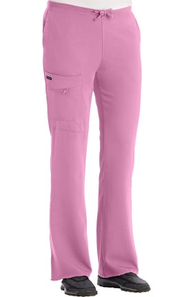 Classic Fit Collection by Jockey Women's Tri Blend Zipper Scrub Pants