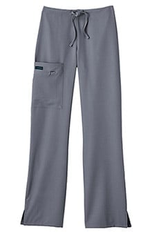 Classic Fit Collection by Jockey Women's Tri Blend Zipper Scrub Pants