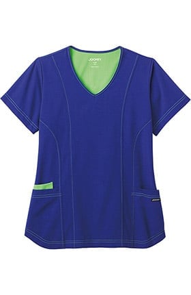 Modern Fit Collection by Jockey® Women's V-Neck Contrast Princess Scrub Top