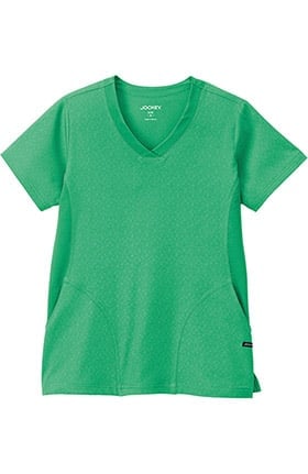 Clearance Classic Fit Collection by Jockey Women's Solid Illusion V-Neck Solid Scrub Top