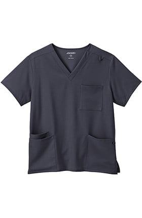 Classic Fit Collection by Jockey Unisex V-Neck Solid Scrub Top