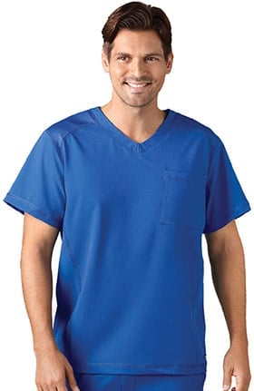 Jockey® Men's Mesh V-Neck Solid Scrub Top