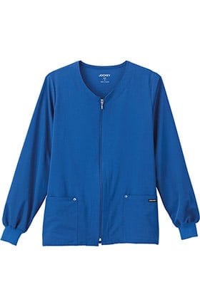 Classic Fit Collection by Jockey® Women's V-Neck Zip Front Scrub Jacket