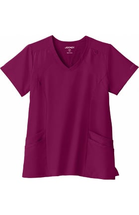 Performance Rx by Jockey Women's Make Your Move V-Neck Solid Scrub Top