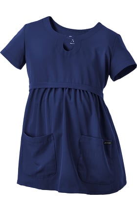 Classic Fit Collection by Jockey Women's Maternity Empire Waist Solid Scrub Top