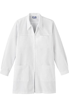 META LabWear Dental Women's 36" Zip Front Lab Coat
