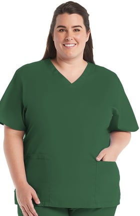 WonderWORK Women's V-Neck Solid Scrub Top