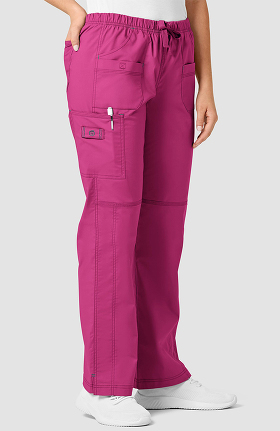 WonderFLEX by WonderWink Women's Faith Multi-Pocket Cargo Scrub Pant