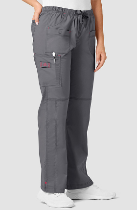 WonderFlex by WonderWink Women's Faith Multi-Pocket Cargo Scrub Pant