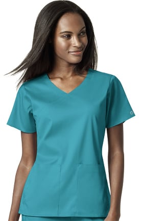 WonderWink Solid Scrub Tops |allheart.com