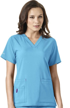 CROSS-FLEX by Carhartt Women's V-Neck Media Top